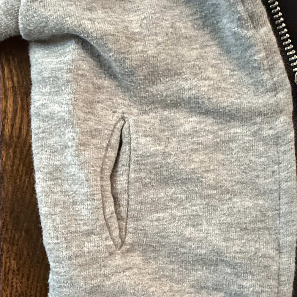 nununu Black and Gray Kids Hoodie - Picture 3 of 5